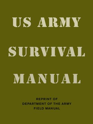 cover image of US Army Survival Manual